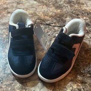 Faded Glory Kids Navy Sneakers with Velcro